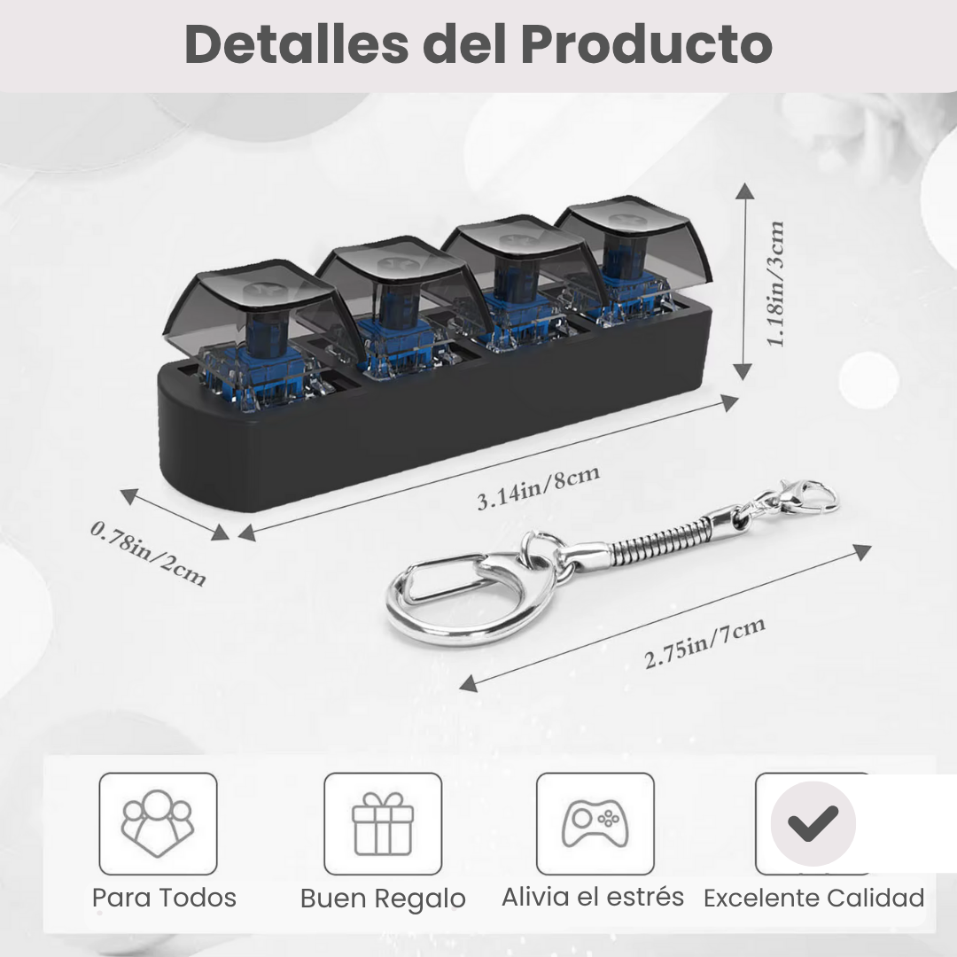 RelaxKey - Mini Teclado Antiestrés